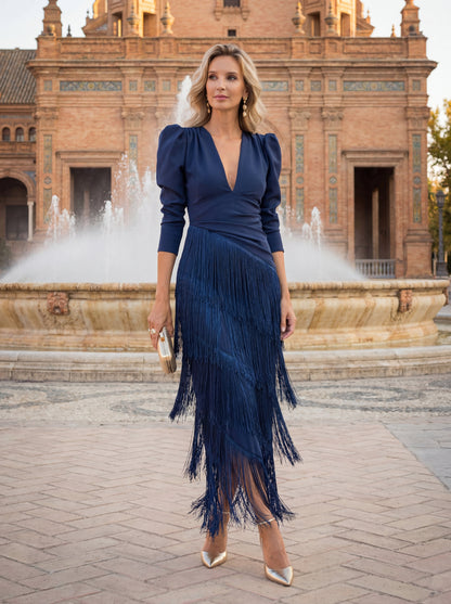 Rosella | Fringe Dress