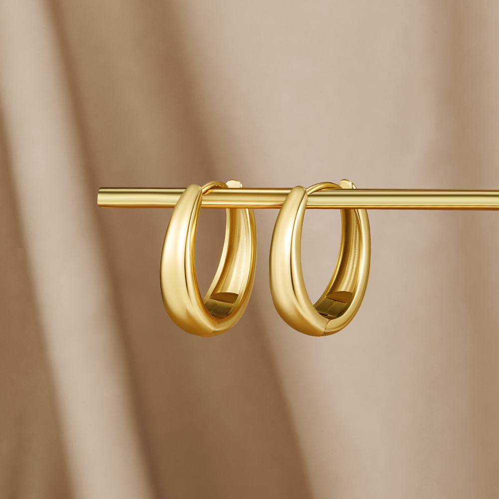 Valentina Hoop Earrings – Gold