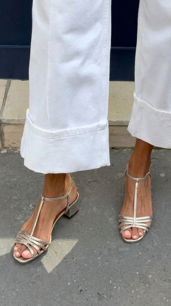 Allegra | Everyday Elegant Gold Sandals