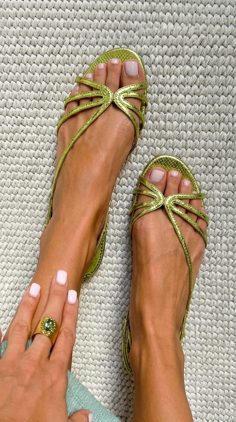 Serafina | Elegant Gold Sandals