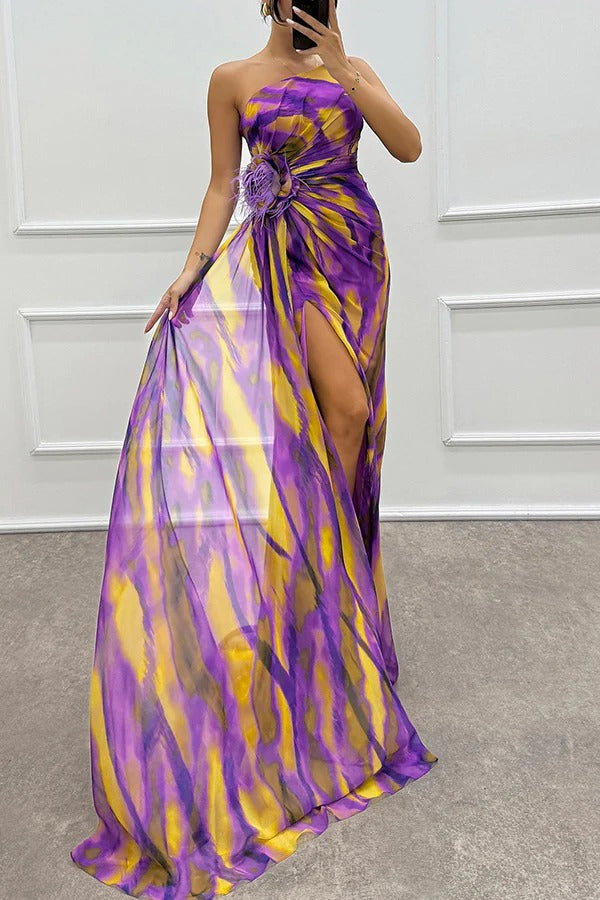 Raffaella – Vibrant Draped Dress