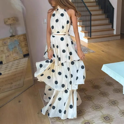 Elena | Elegant Polka Dot Set