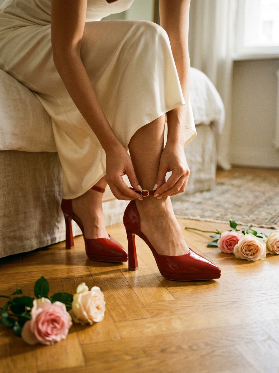 Evette | Leather Heels
