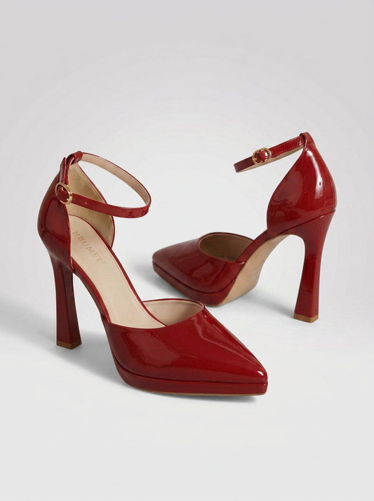 Evette | Leather Heels
