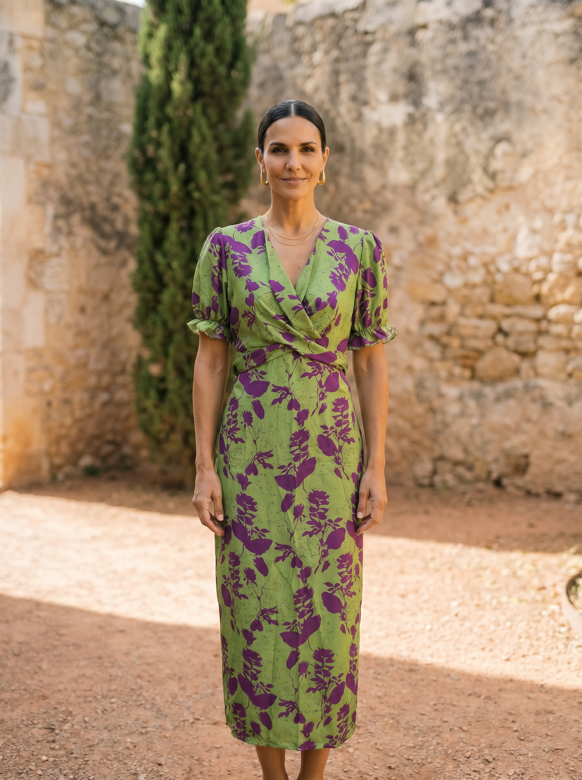 Silvana | Printed Spring Dress