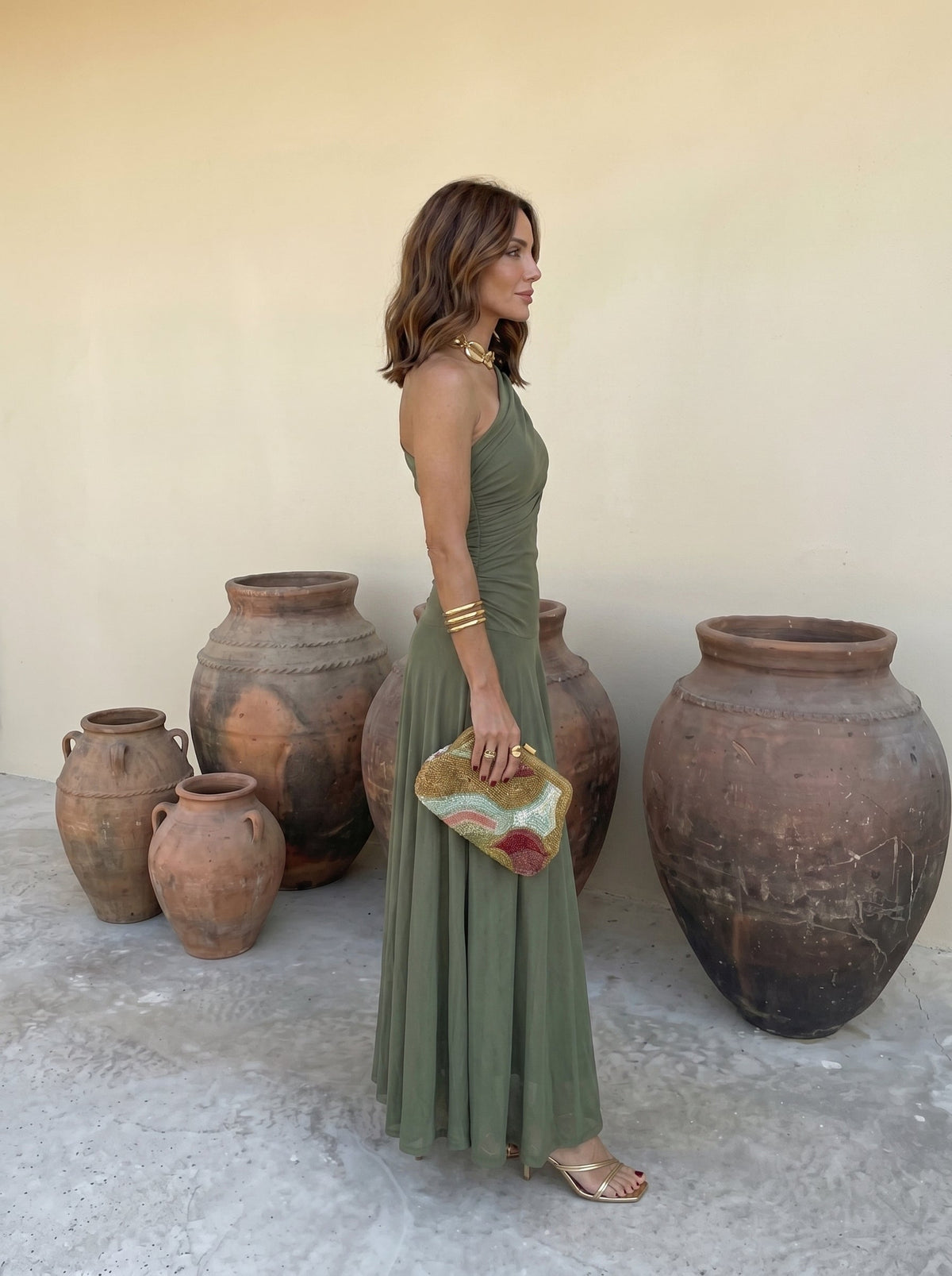 Chiara | Green Toledo Dress