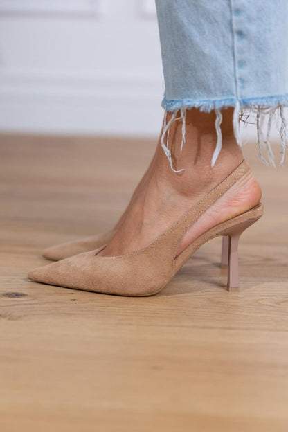 Marlena™ | Low Nude Heels