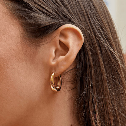 Valentina Hoop Earrings – Gold