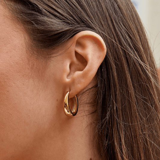 Valentina Hoop Earrings – Gold